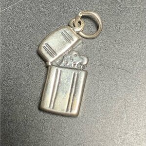 Sterling Silver Vintage Lighter Charm